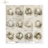 kwiaty, ramy, styl vintage, pastele, elegancja, dekoracja, delikatność, akwarela, botanika, estetyka shabby chic Angielski: flowers, frames, vintage style, pastels, elegance, decoration, delicacy, watercolor, botany, shabby chic aesthetic